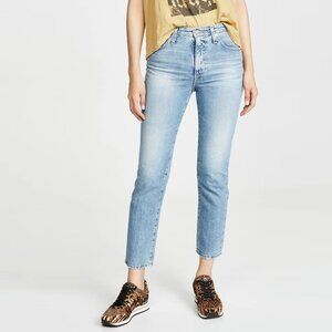 AG ADRIANO GOLDSCHMIED Isabelle High-Rise Straight Cropped, 26
